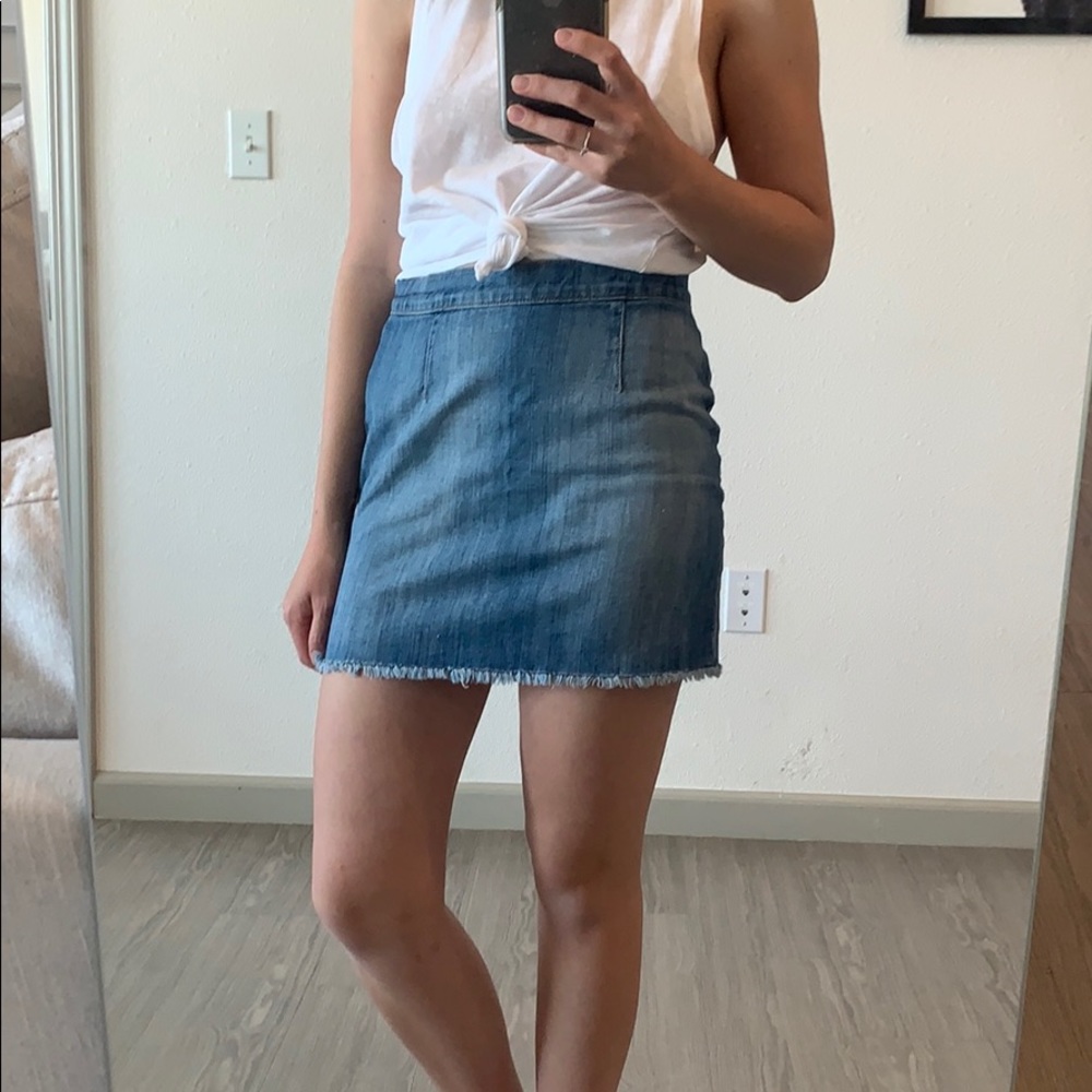 Current Elliott Jean Skirt
